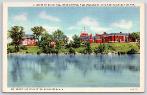 River Campus College Of Arts & Sciences For Men Rochester New York NY Postcard