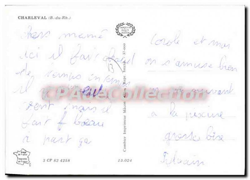 Postcard Modern Charleval