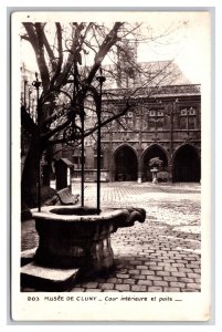 RPPC Cluny Museum National Museum of  Middle Ages Paris France UNP Postcard P28