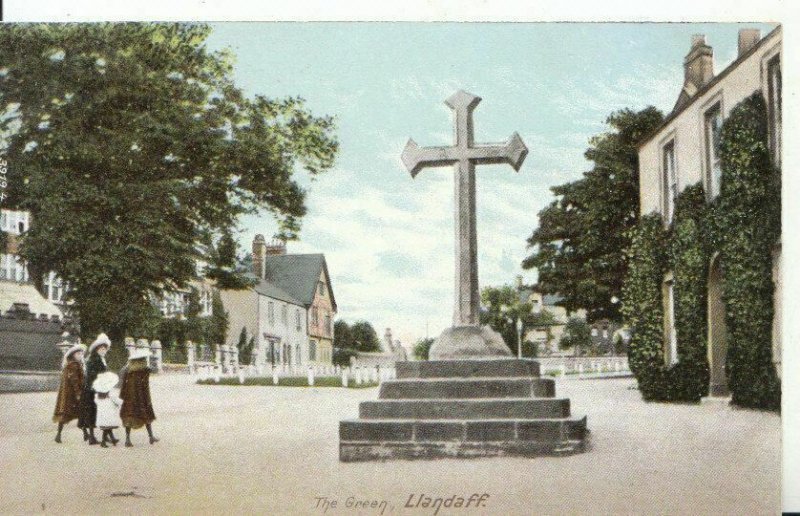 Wales Postcard - The Green - Llandaff - Near Penarth - Glamorgan - Ref 4364A