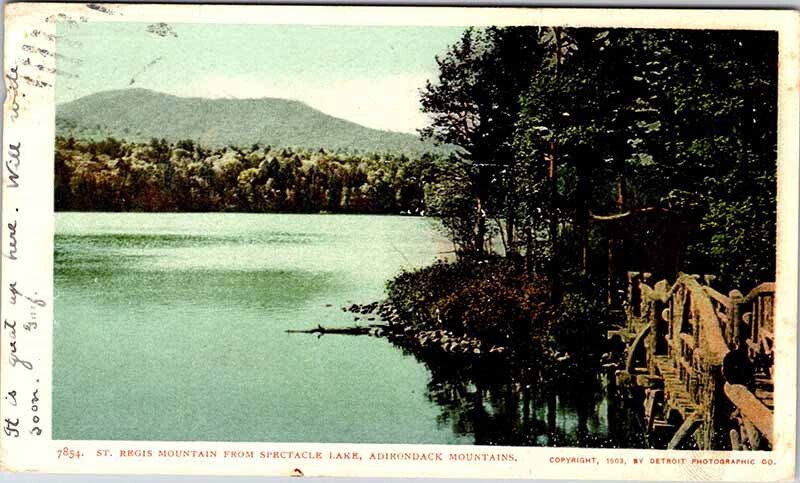 Postcard BRIDGE SCENE State of New York NY AN6112