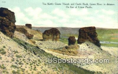 Tea Kettle Giants Thumb, Castle Rock - Green River, Wyoming