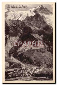 Postcard Old La Grave Vue Generale and the Massif de la Meije