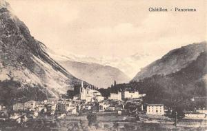 Chatillon France Birdseye View Of City Antique Postcard K72326