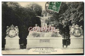 Postcard Old St Cloud, France Crowning the Art and Robert Helias industry