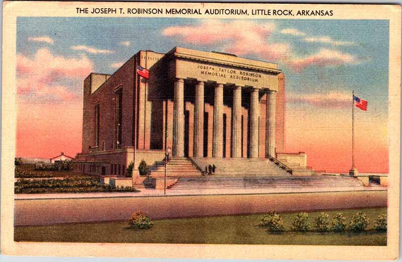 Postcard ARENA SCENE Little Rock Arkansas AR AO9816