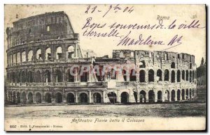 Old Postcard Roma Anfiteatro Flavio detto il Colosseo