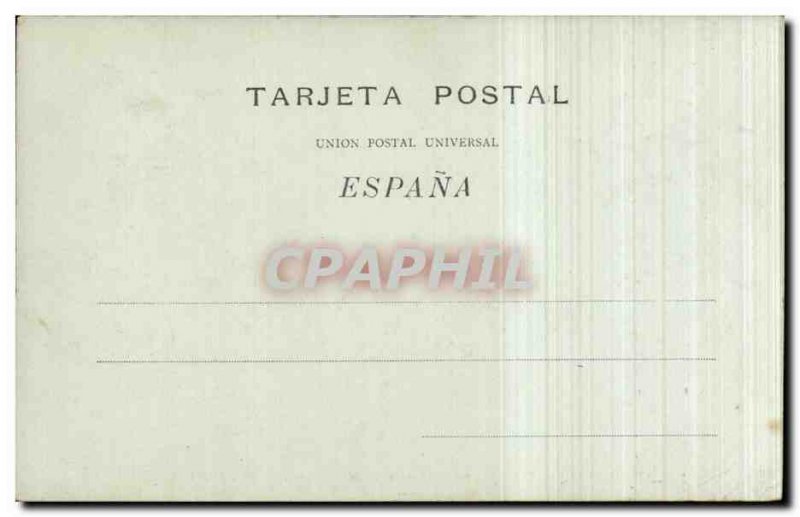 Old Postcard Spain Espana Spain San Sebastian del Puerto tomada Vista general...