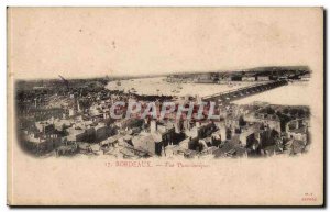 Bordeaux Old Postcard Panoramic view