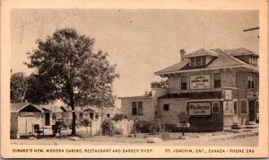 Girard's New Modern Cabins Restaurant Barbershop St. Joachim, Ontario, Canada