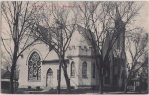 Illinois Il Postcard c1910 MARENGO Methodist Church Building