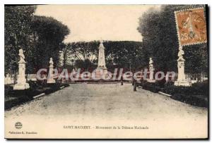 Postcard Old Saint Maxient Monument of National Defense