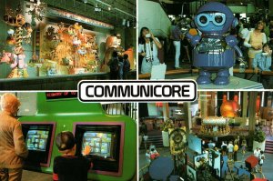 CONTINENTAL SIZE POSTCARD ADVERTISING COMMUNICORE TECHNOLOGY & INNOVATION 1985