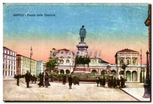 Italy - Italia - Italy - Napoli - Piazza della Stazione - Old Postcard
