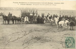 PC CPA ALGERIA, COLOMB-BÉCHAR, REPTION EUROPÉENS, J. GEISER, (b8400)