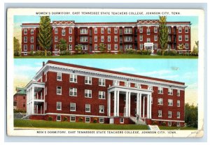 Vintage Womens Dormitory East Tennessee Teacher College, Tenn. Postcard F116E