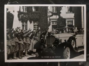 1940 Warsaw poland GG Germany RPPC Postcard cover The leader on the east front