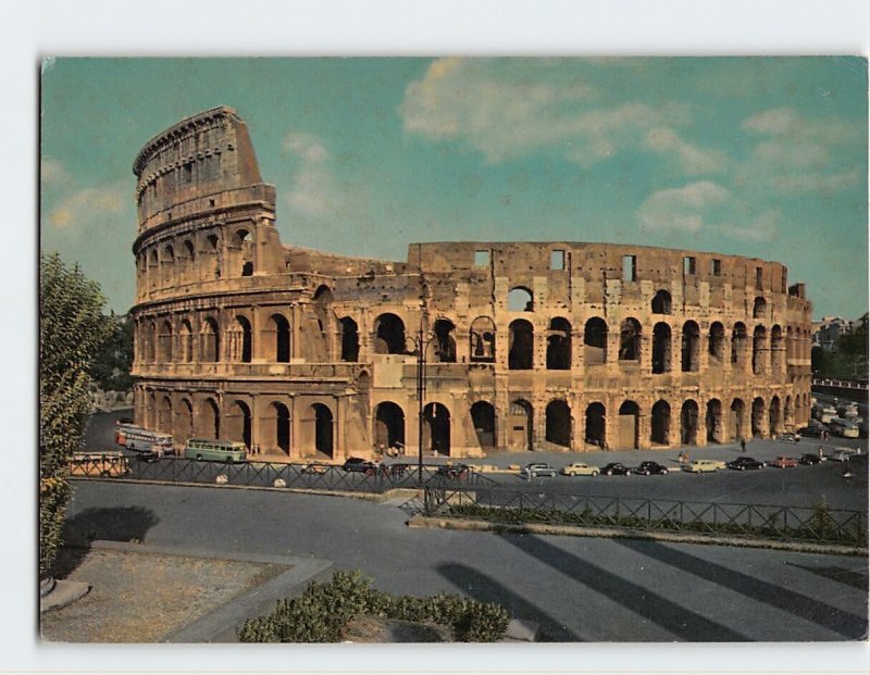 Postcard Coliseum, Rome, Italy