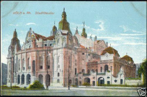 germany, KÖLN COLOGNE, Stadttheater, THEATRE (1910s)