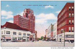 Mississippi Meridian Sixth Street Looking East 1943