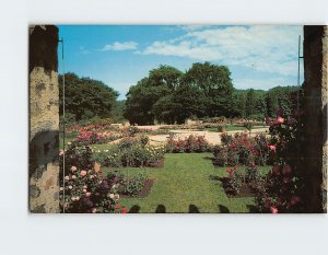 Postcard Rose Garden, Boerner Botanical Gardens, Hales Corners, Wisconsin