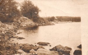 New Jersey, 1913 Lake Hopatcong Near Sister Islands Rocks NJ Vintage Postcard