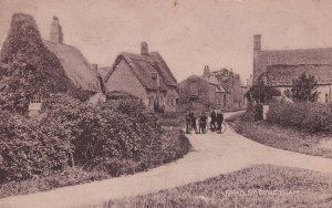 Bicycles at Read Street Stretham Ely Cambridge Old Postcard