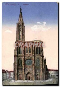 Postcard Old Strasbourg Munster