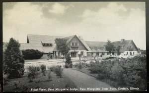 Vintage Postcard 1947 Pere Marquette Lodge, State Park, Grafton, Illinois (IL)