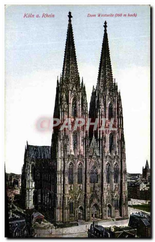 Old Postcard Koln a Rhein