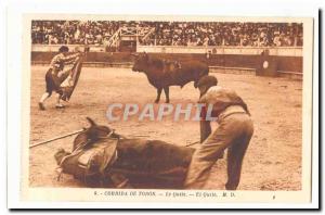 Corrida de Toros Old Postcard The El quite quite