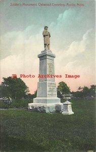 MN, Austin, Minnesota, Oakwood Cemetery, Soldiers & Sailors Monument