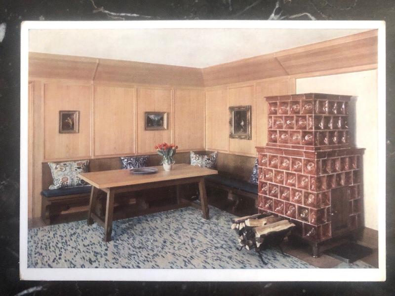 Mint Germany RPPC Color Picture Postcard Living Room Berghof Wachenfeld