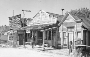 RPPC SILVER CITY Idaho Owyhee County Ghost Town Vintage Photo Postcard c1950s