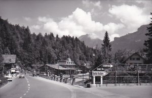 Switzerland Berne Lenk Hotel Wildstrubel und Bahnhof Real Photo