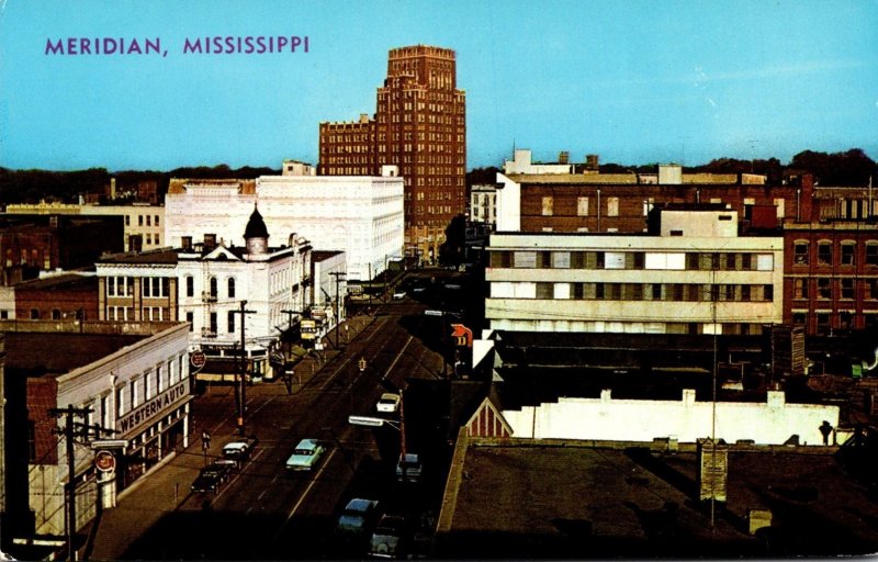 Mississippi Meridian Overlooking The Business District