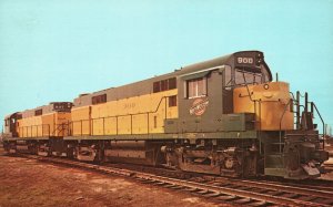 Vintage Postcard Chicago & Northwestern 900 C&NW Alco Model RS-27 Locomotive