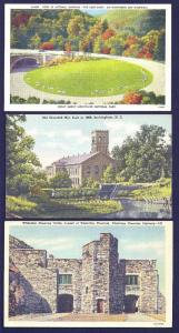 Twelve (12) different 1940's (or earlier) postcards UNUSED