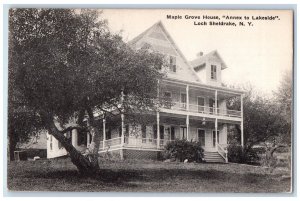 c1910 Maple Grove House Loch Sheldrake New York NY Antique Vintage Postcard 