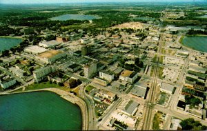 Florida Lakeland Downtown Aerial View