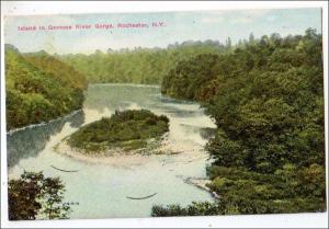 Island in Genesee River, Rochester NY