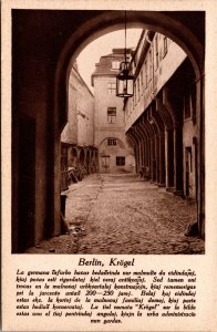 Mint Germany Berlin Krogel Real RPPC Picture Postcard with Esperanto Description