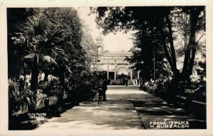 Slovakia Trenč Teplice Kursalon Vintage RPPC 02.22