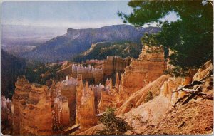 Bryce Canyon National Park UT Utah USA c1950 Cameron AZ Cancel Postcard H33