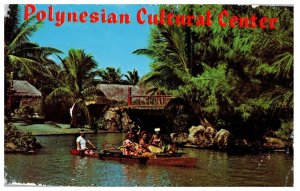 Tahitian Village Chief Maphuhi at the Polynesian Cultural Center Hawaii Postcard