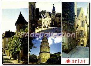 Postcard Modern historic town Sarlat