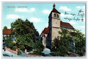 c1910 Pforzheim Schlosskirche Pforzheim, Germany Posted Antique Postcard 