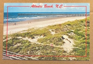 1990 USED POSTCARD - ATLANTIC BEACH, NORTH CAROLINA