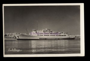 f1606 - Spanish Ferry - Virgen De Africa , built 1953 - postcard