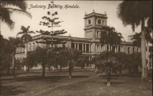 Honolulu Hawaii HI Judiciary Bldg c1910 Real Photo Postcard